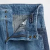 Kids High Rise Stride Wide-Leg Ankle Jeans