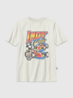 Kids Indy 500 Swoosh Graphic T-Shirt