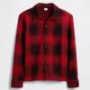 Kids Knit Jersey Plaid Shirt