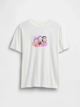 Kids Kpop Demon Hunters Graphic Tunic T-Shirt