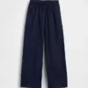 Kids Linen-Cotton Easy Wide-Leg Pants
