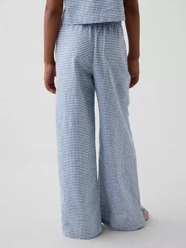 Kids Linen-Cotton Easy Wide-Leg Pants