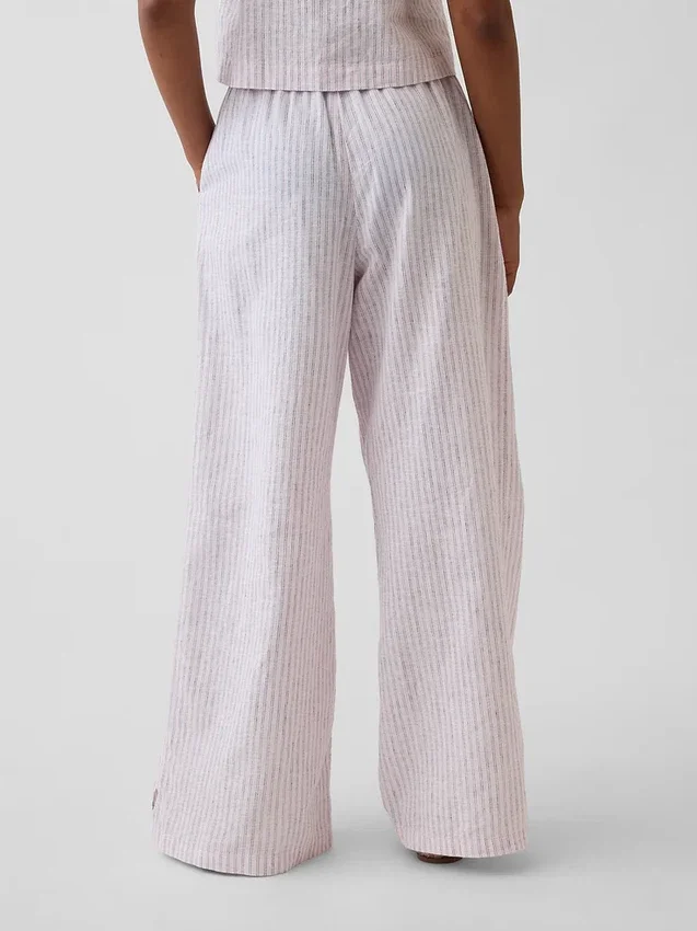 Kids Linen-Cotton Easy Wide-Leg Pants
