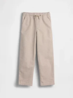 Kids Linen-Cotton Relaxed Easy Pants