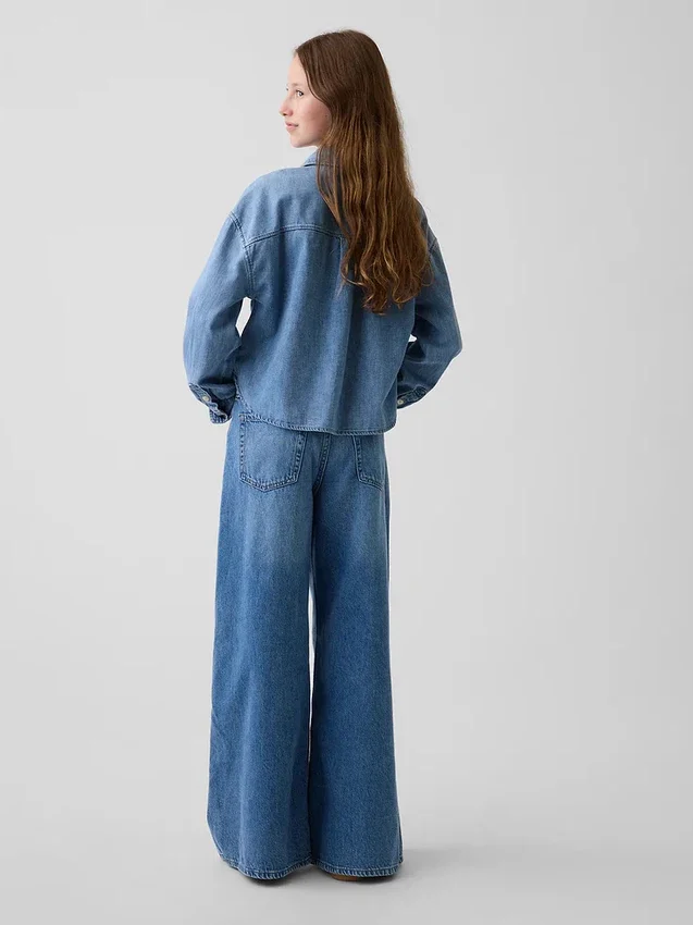 Kids Low Rise Baggy Jeans