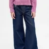 Kids Low Rise Easy Metallic Baggy Jeans