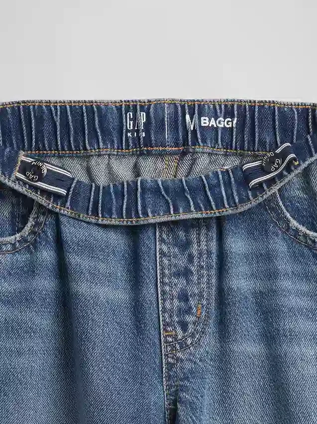 Kids Low Rise Easy Wide-Leg Baggy Jeans