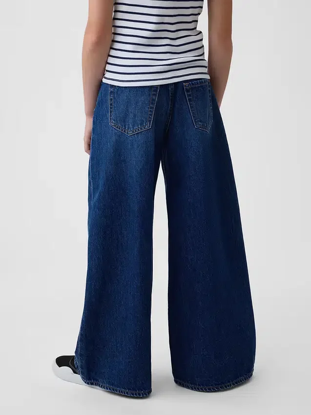 Kids Low Rise Front Yoke Baggy Jeans