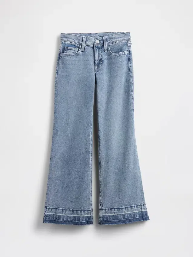 Kids Low Rise Relaxed Flare Jeans