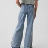 Kids Low Rise Relaxed Flare Jeans