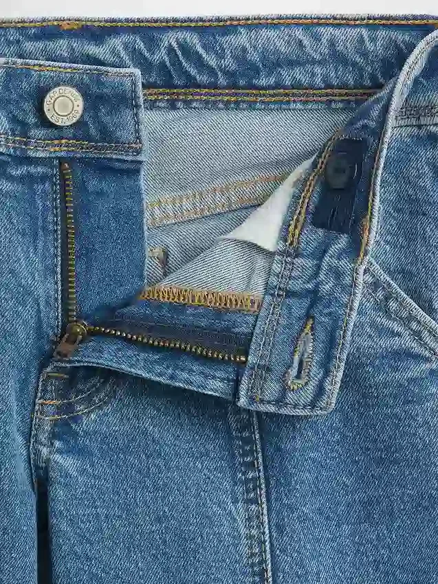 Kids Low Rise Seamed Relaxed Flare Jeans