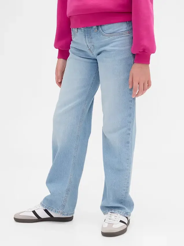 Kids Low Rise Straight Jeans
