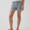 Kids Low Rise Stride Denim Stripe Shorts