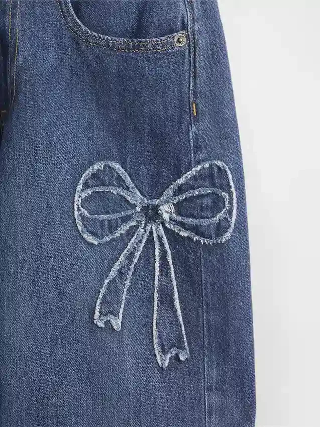 Kids Low Rise Stride Wide-Leg Jeans
