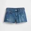 Kids Low Rise Ultrasoft Stride Denim Shorts