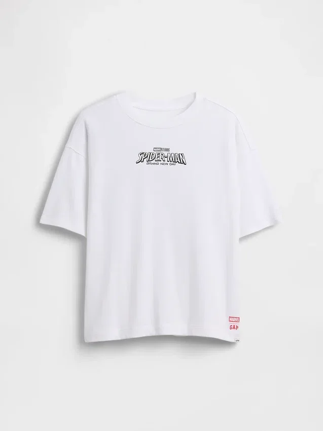Kids Marvel Oversized Graphic T-Shirt