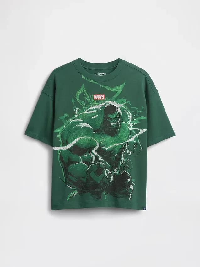 Kids Marvel Oversized Graphic T-Shirt