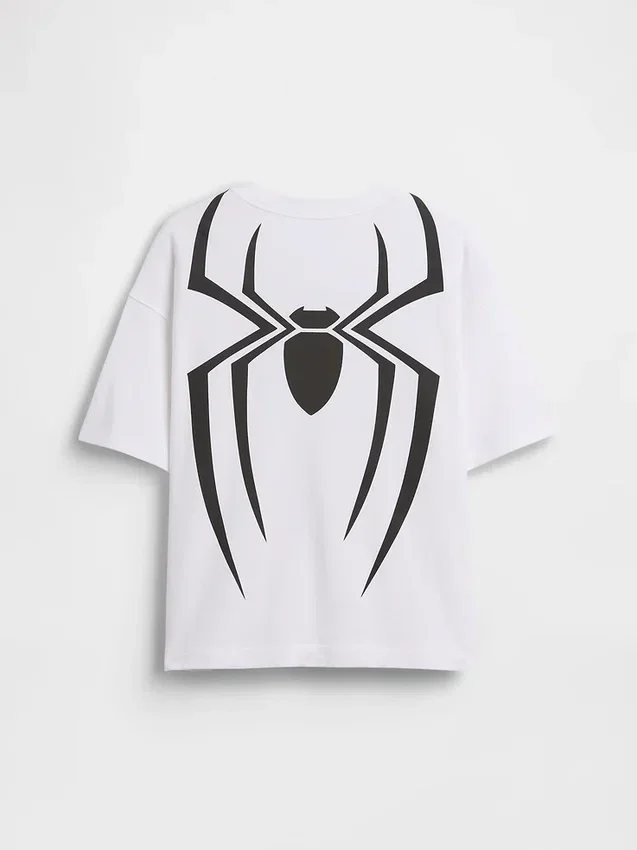 Kids Marvel Oversized Graphic T-Shirt