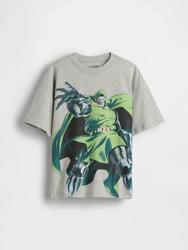 Kids Marvel Relaxed Graphic T-Shirt