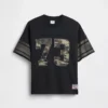 Kids Mesh Oversized Graphic Jersey T-Shirt