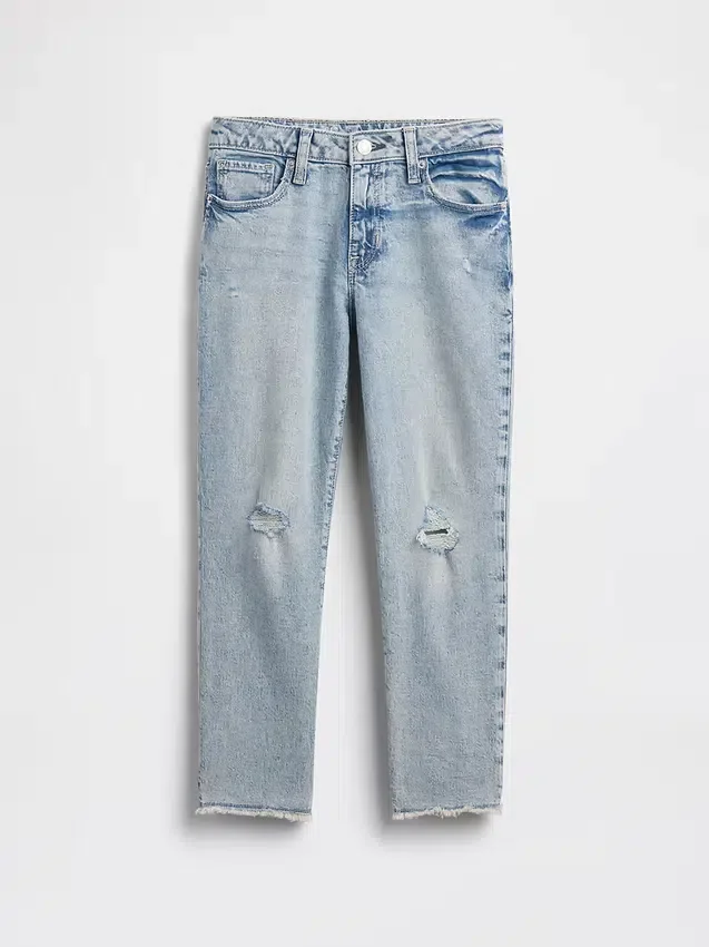 Kids Mid Rise Girlfriend Jeans