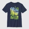 Kids Minecraft Steve and Alex Vs Mobs Graphic Tee