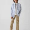 Kids Modern Uniform Relaxed Straight Khakis
