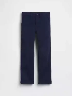 Kids Modern Uniform Relaxed Straight Khakis