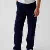 Kids Modern Uniform Relaxed Straight Khakis