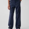 Kids Modern Uniform Relaxed Straight Khakis