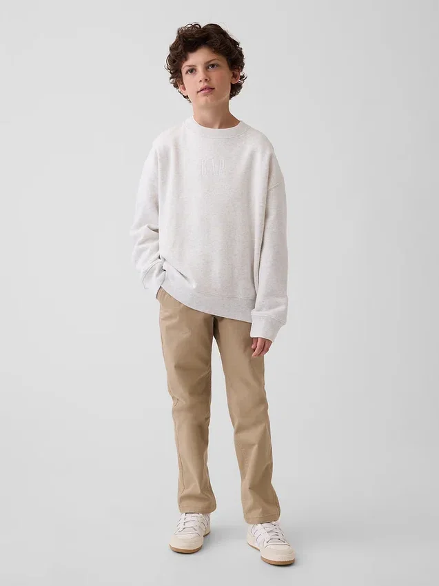 Kids Modern Uniform Slim Khakis