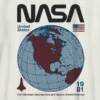 Kids Nasa Retro Globe Graphic T-Shirt