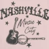 Kids Nashville Music City Graphic T-Shirt