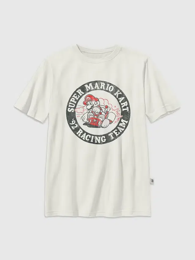 Kids Nintendo Mario Racing Team Graphic T-Shirt