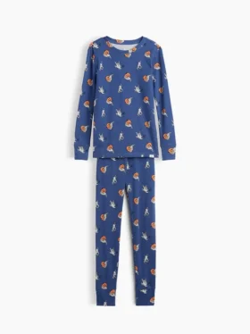 Kids Organic Brushed Cotton Pj Set