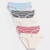 Kids Organic Stretch Cotton Bikini Briefs (5-Pack)