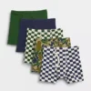 Kids Organic Stretch Cotton Boxer Briefs (5-Pack)