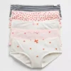 Kids Organic Stretch Cotton Hipster Briefs (5-Pack)