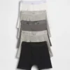 Kids Organic Stretch Cotton Logo Boxer Briefs (5-Pack)