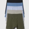 Kids Organic Stretch Cotton Solid Boxer Briefs (5-Pack)
