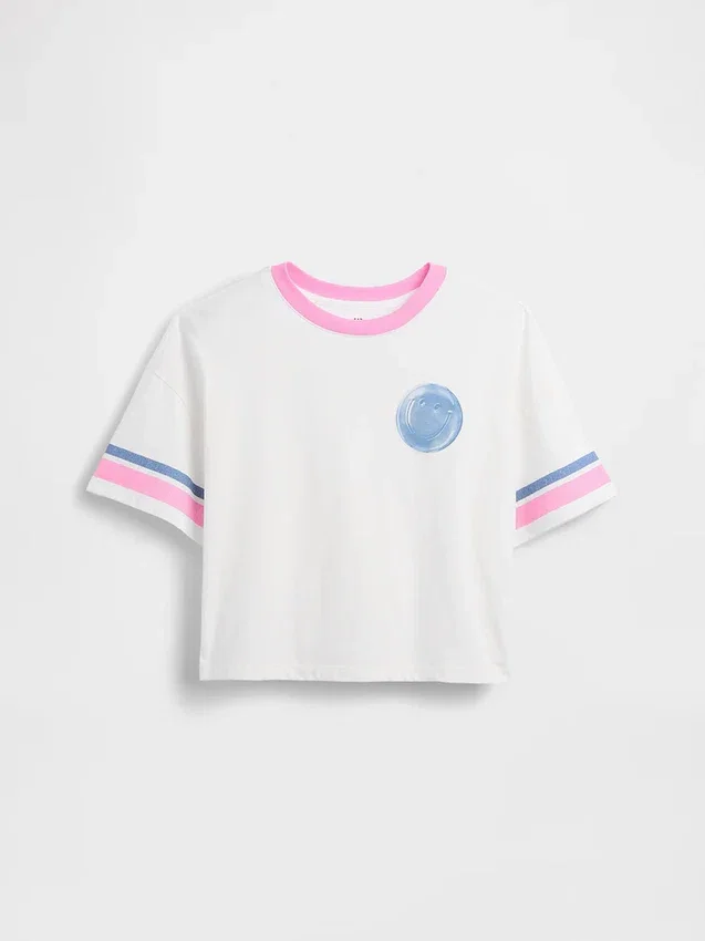 Kids Oversized Boxy Graphic T-Shirt