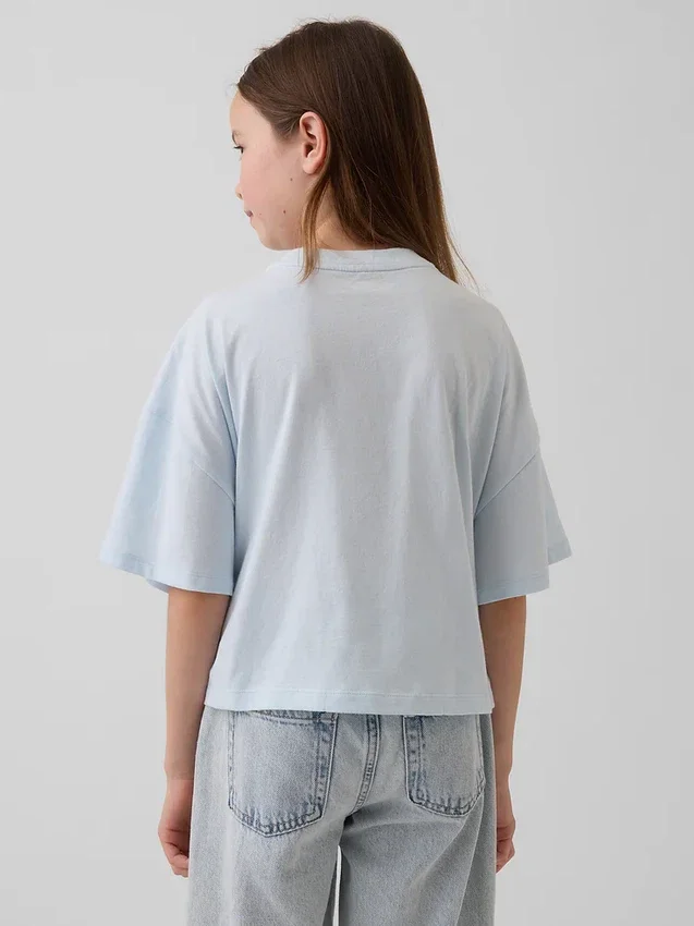 Kids Oversized Graphic Logo T-Shirt