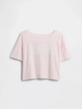 Kids Oversized Wide-Neck T-Shirt