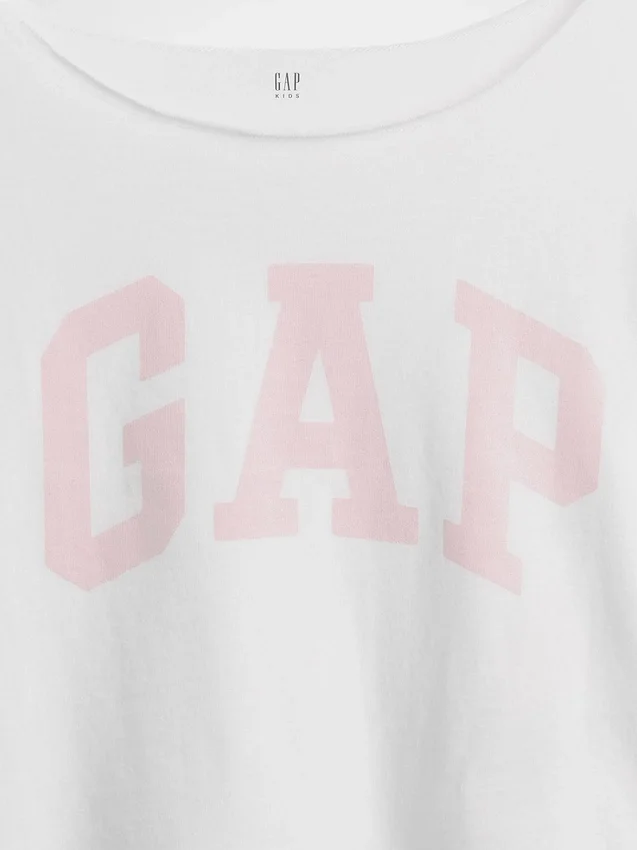 Kids Oversized Wide-Neck T-Shirt