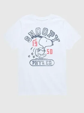Kids Peanuts Snoopy Phys Ed Short Sleeve T-Shirt