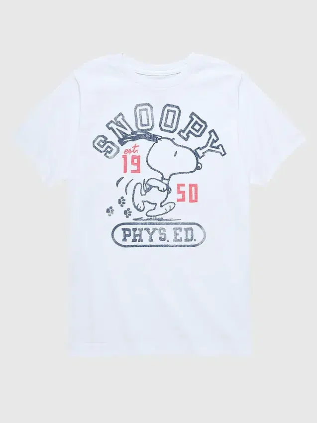 Kids Peanuts Snoopy Phys Ed Short Sleeve T-Shirt