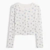 Kids Pointelle Rib Cardigan