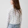Kids Pointelle Rib Cardigan