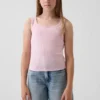 Kids Pointelle Tank Top