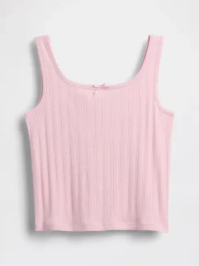 Kids Pointelle Tank Top